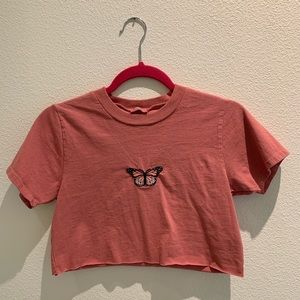 butterfly crop top